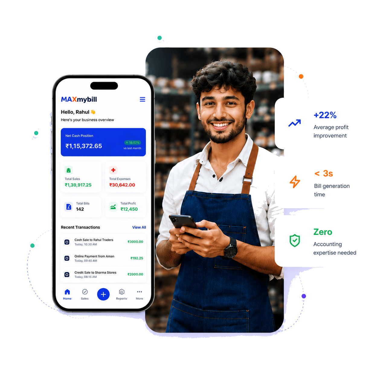 MAXmybill app preview